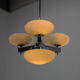 Art deco chandelier by zukov, 1940s