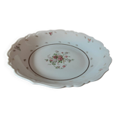 Plat rond porcelaine Limoges Authentique Julien Michelaud