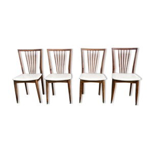 set 4 chaises blanche