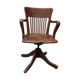 Old American office chair circa 1940 in oak