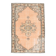 6x9 Peach & Light Green Oriental Vintage Area Rug, 183x273Cm