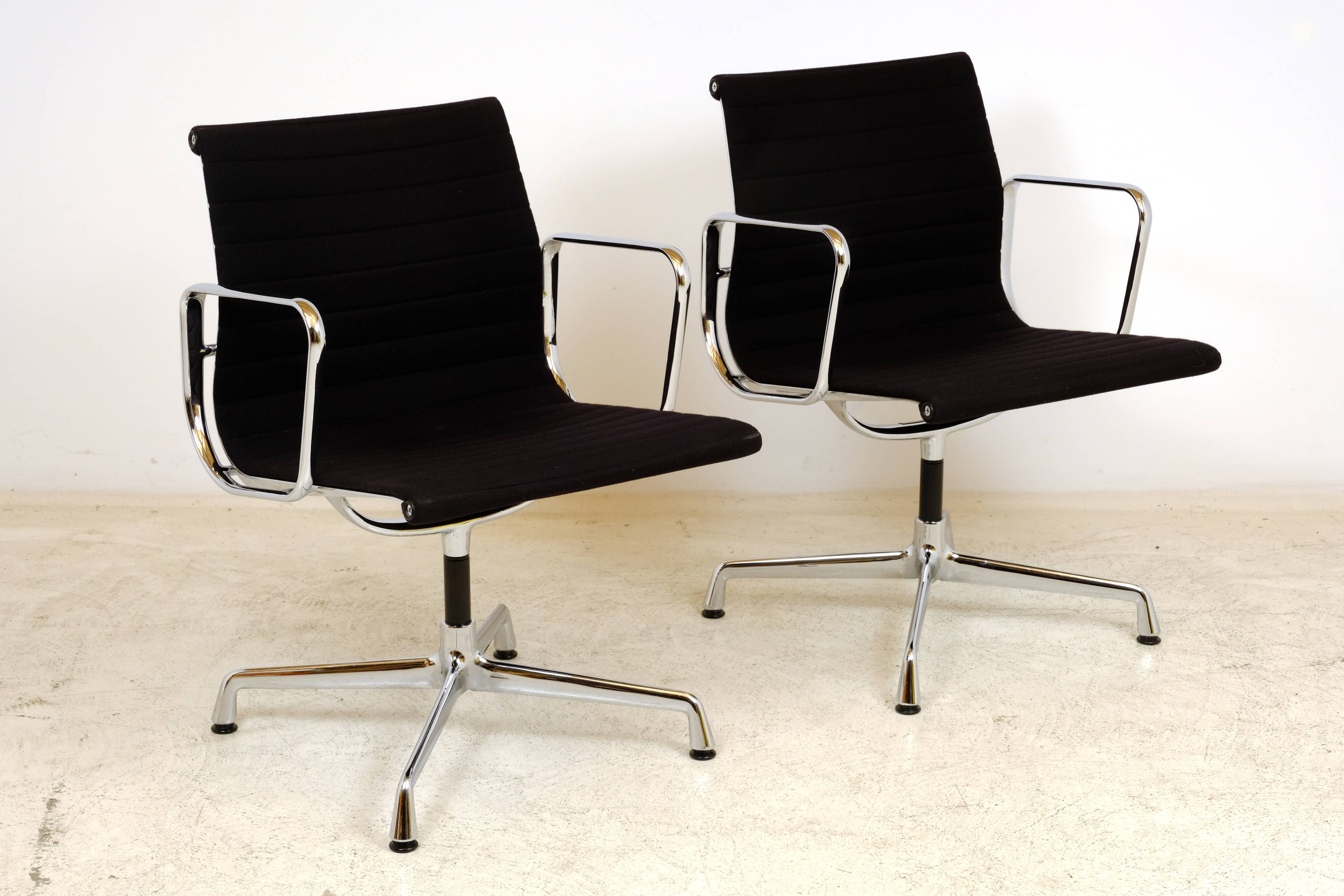 Pair of EA108 Eames armchairs for Vitra