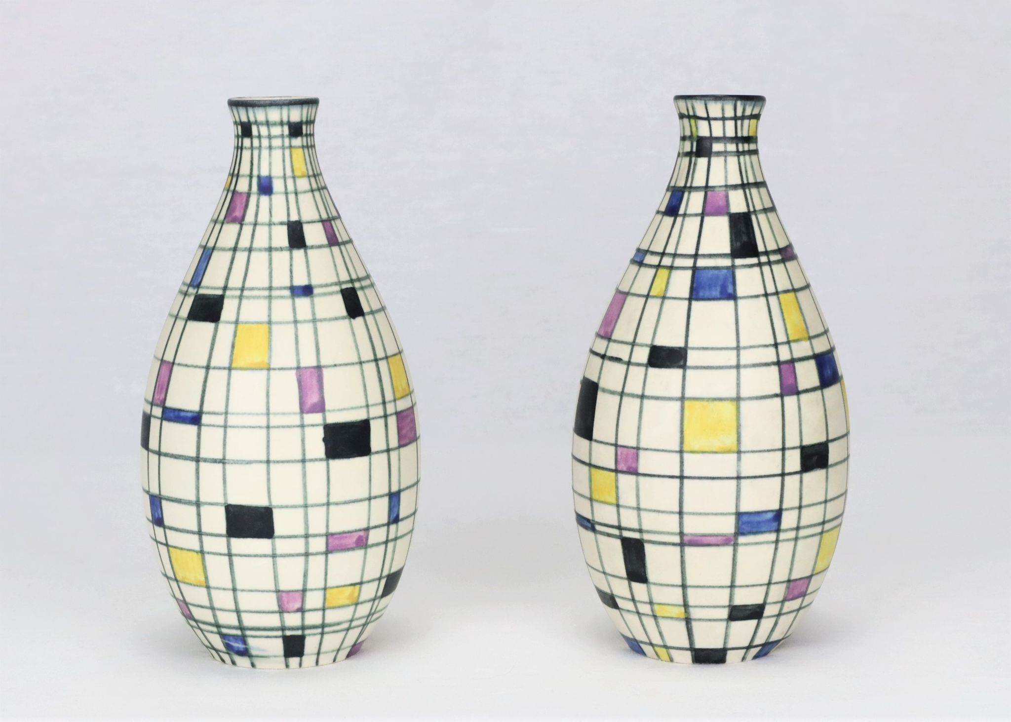 Vases Villeroy et Boch 1950