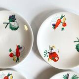 4 vegetable plates Lunéville – France