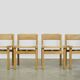 Vintage “Trybo” dining chairs by EDVIN HELSETH, Norway 1960s