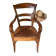 Restoration period straw armchair