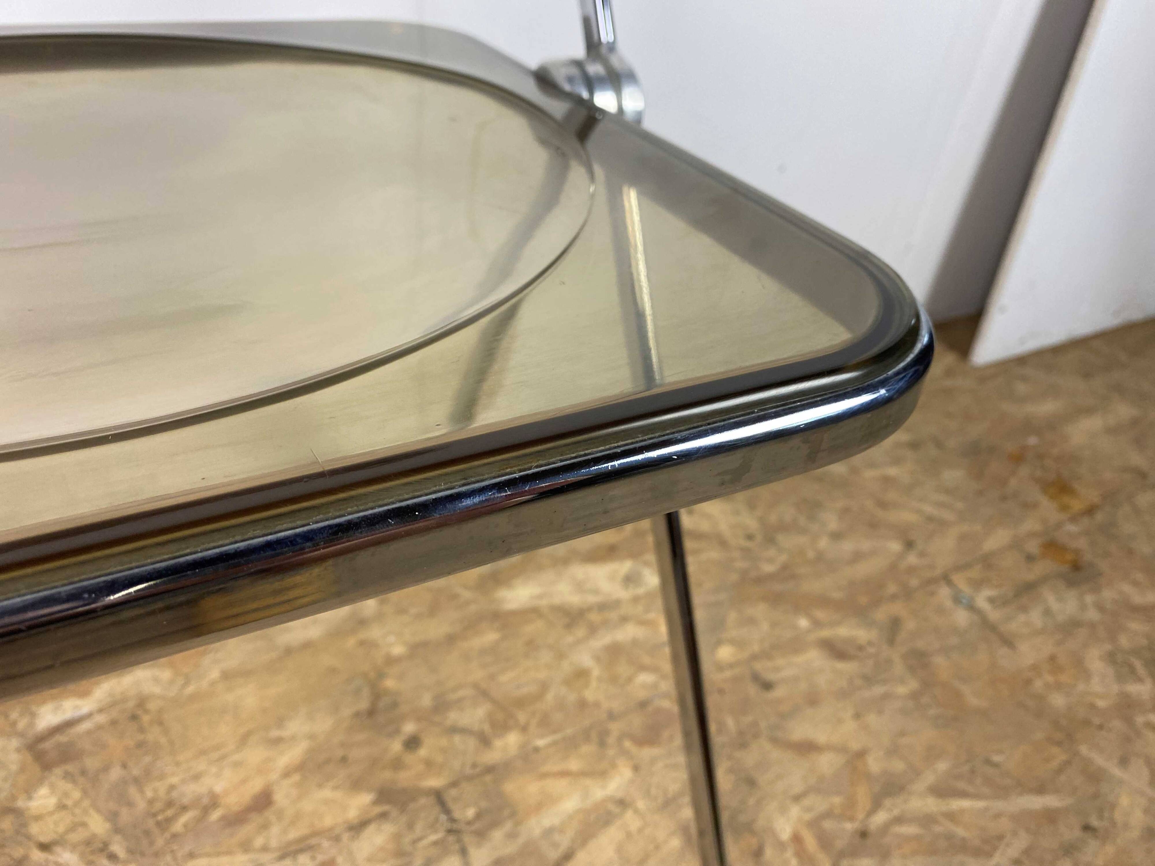 A folding chair model Plia by Giancarlo Piretti for Castelli vintage year 70