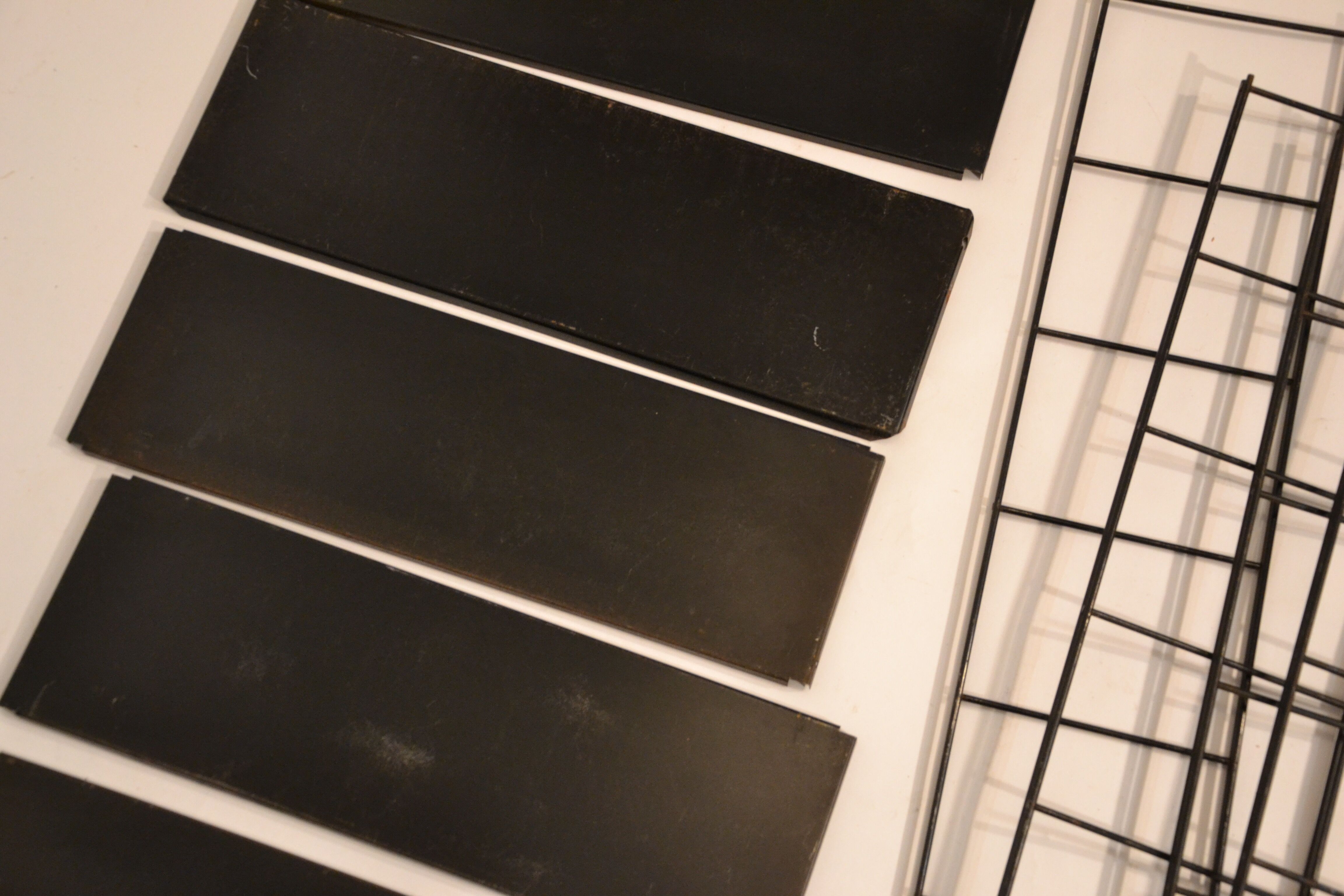 Modular system of shelves wall 60s black