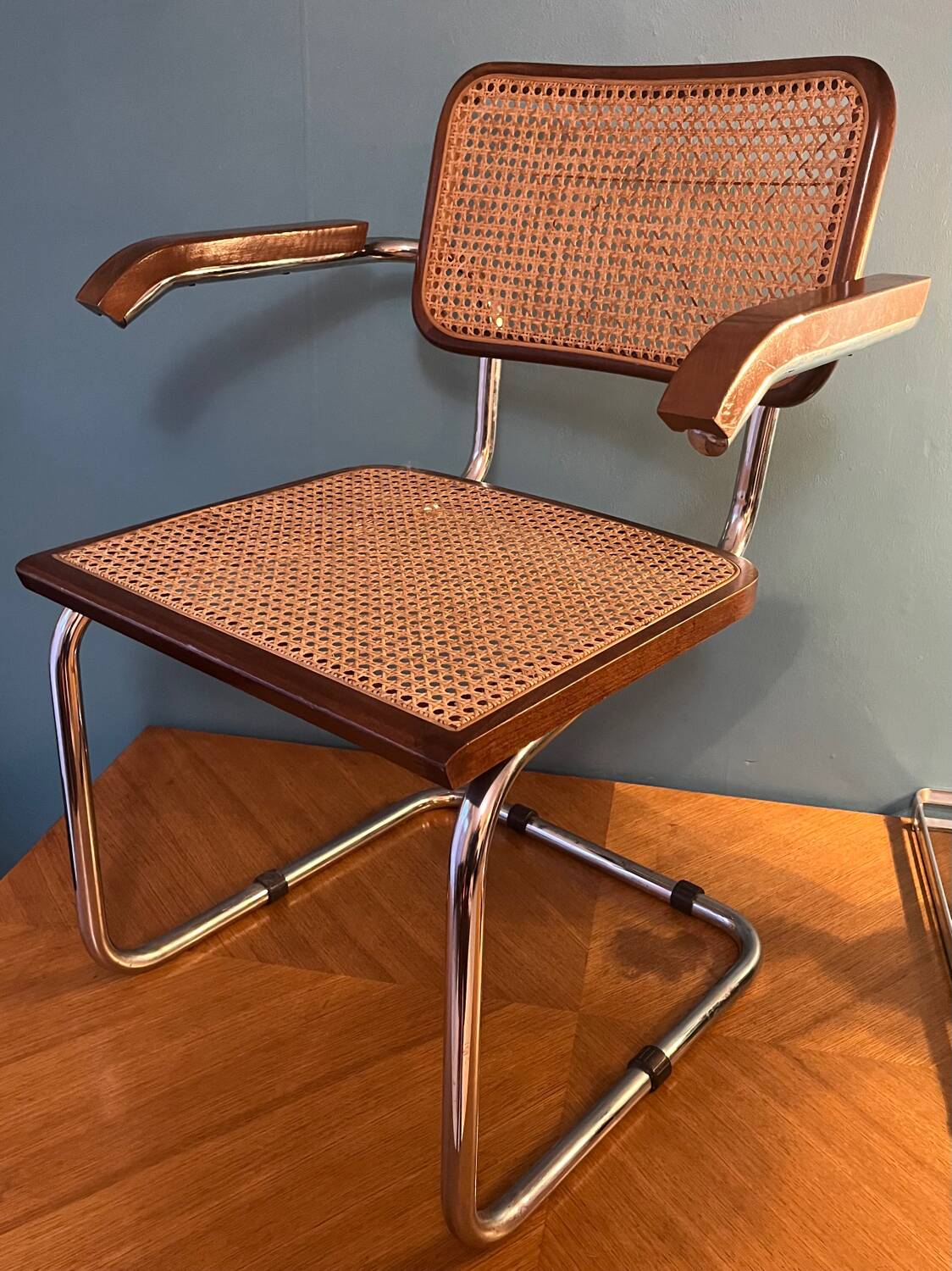 Fauteuil chaise  B 64 Marcel Breuer Cesca
