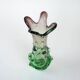 Green vase, Murano glass, 1960s, made in Italy