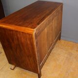 Art Deco period chest of drawers in walnut around 1930