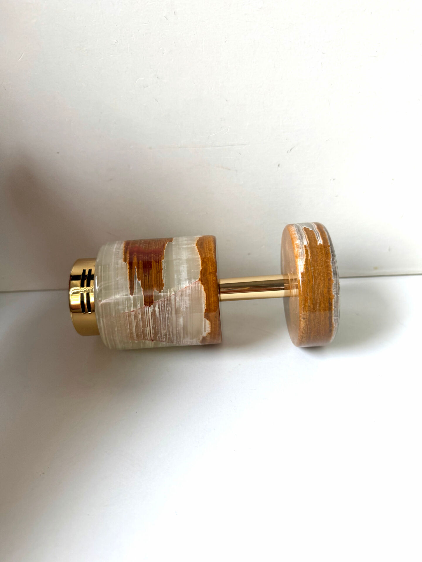Vintage SAROME Japan Marble Onyx Table Lighter