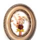 Domed frame dried flowers
