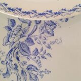 Assiettes Plates Faïence Ancienne Saint Amand Hamage Modèle Flora Vintage