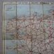 Map taride brittany west section on canvas