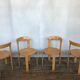 Series of 4 chairs model 3300 designer Bruno Rey design Kusch - co 1970 vintage
