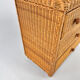 Vintage rattan chest of drawers 1970s
