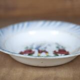 Ceramic dish, St Amand porcelain dish, hand painted plate, tableware