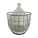 Demijohn and its metal basket