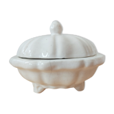 Delft ribbed earthenware box