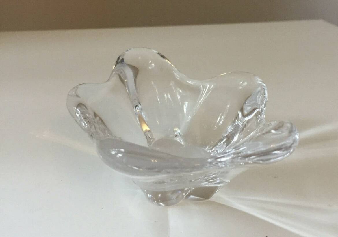 Small Daum France Crystal Ashtray