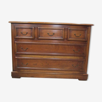 Mahogany trimmer chest of drawers, 5 quality drawers