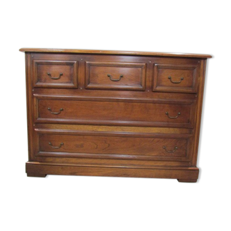 Mahogany trimmer chest of drawers, 5 quality drawers