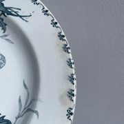 Set of 10 hollow plates Terre de Fer XIXth, model Madrid