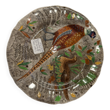Pheasant flat plate - Gien - Rambouillet decor