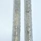 Pair of large vintage brutalist wall lights, murano glass