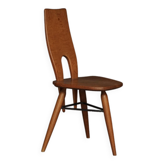 Italian Oak Side Chair. 1950s