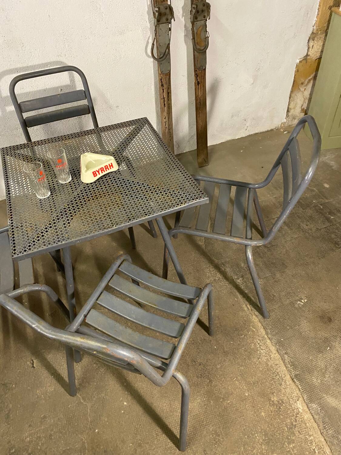 TOLIX chairs and table