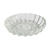 Empty pockets in chiseled glass