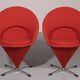 Verner Panton Model Cone K1 Chairs by Plus Linje 60s