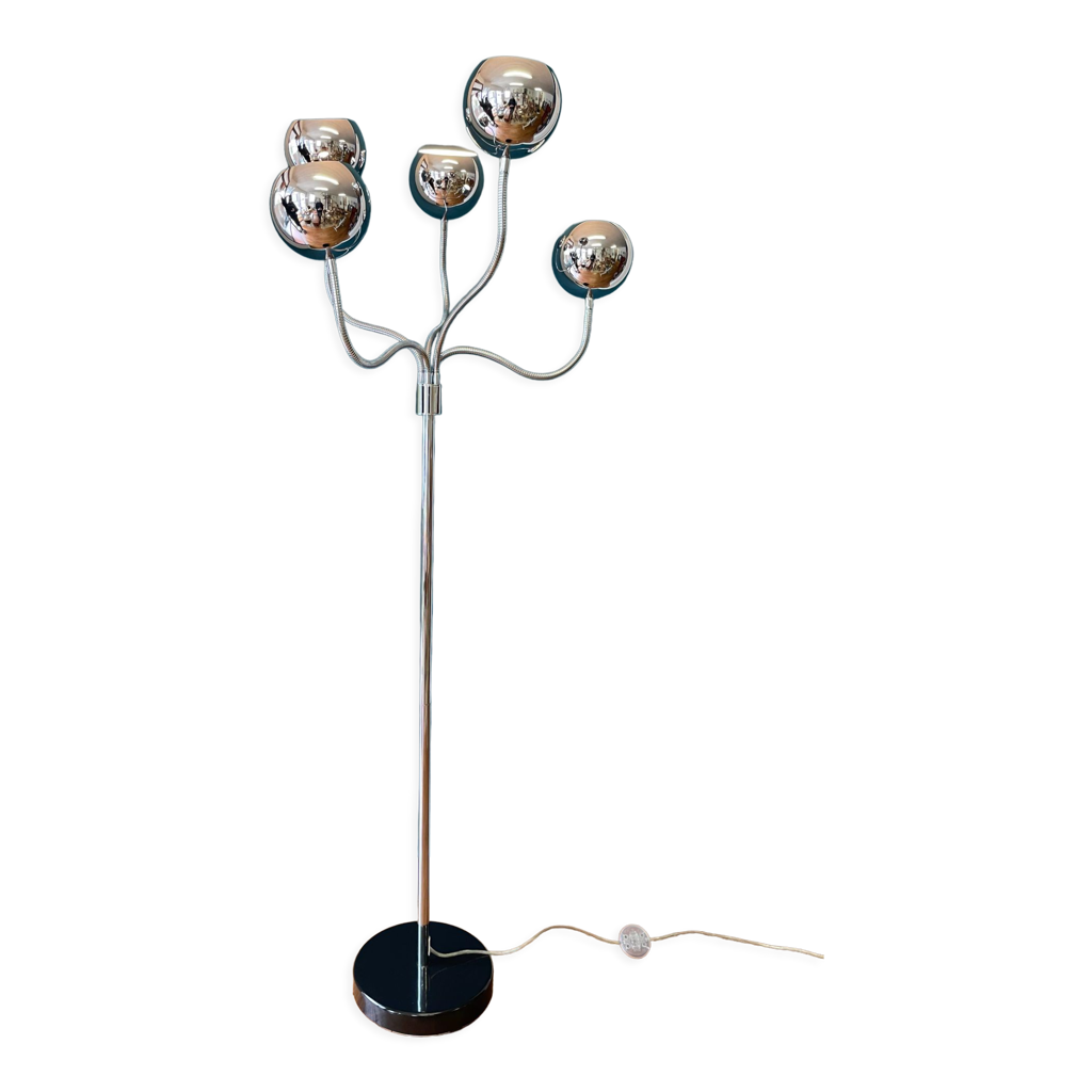 Embouts De Finition Chromés Filetés M8x1 - Pour Pieds De Meubles, Luminaires... - Lot Neuf