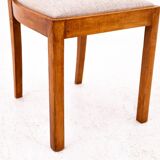 Set of six Art Deco chairs, Poland, 1940s.