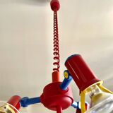 Memphis pendant lamp rises and falls to 3 spots 1980
