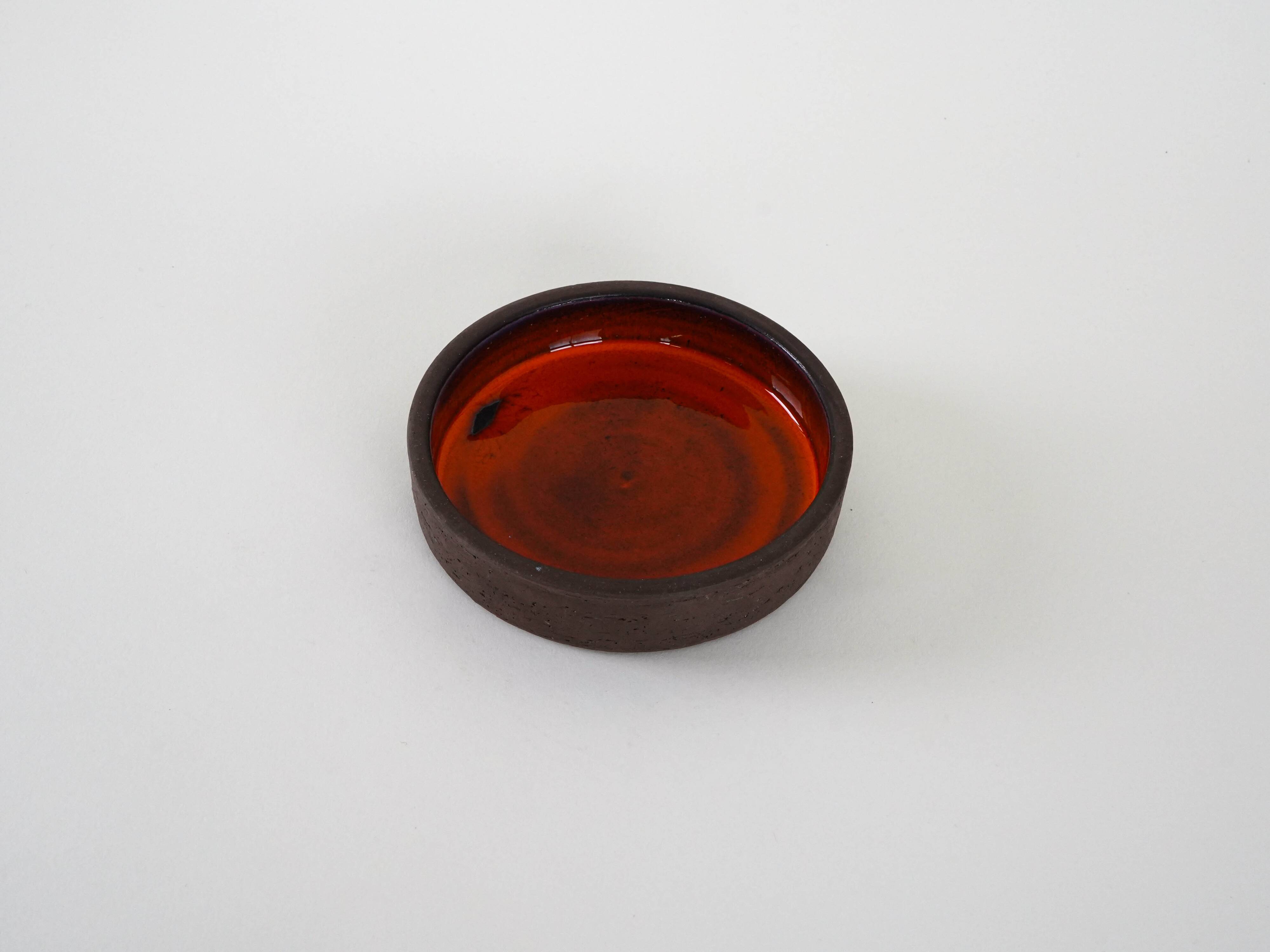 Ceramic bowl, Danish design, 1960s, designer: Erik Lundberg