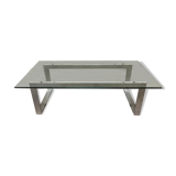 Glass lounge coffee table