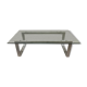 Table basse de salon en verre