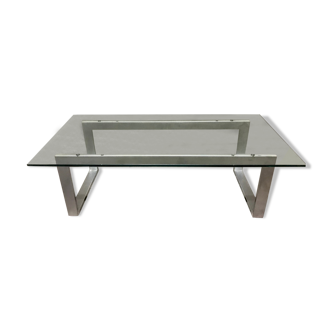 Glass lounge coffee table