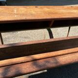 old school desk / 2-seater children's desk / vintage