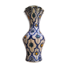 Vase marocain fait main motif floraux par Safi