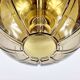 Mid century glass flush mount / ceiling light by limburg, germany, 1960s