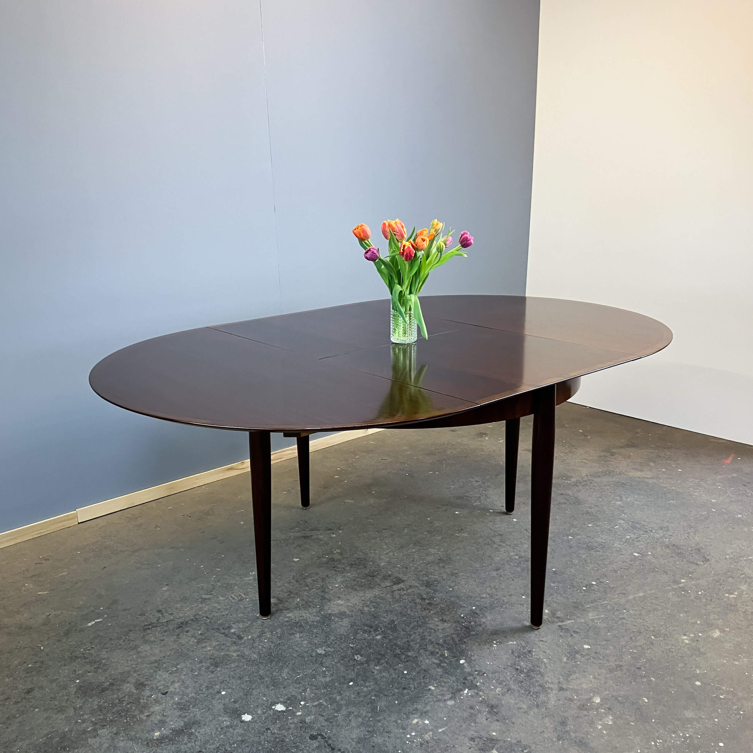 Extendable dining table by Lübke, rosewood, 1960s