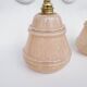 Swan neck and Clichy glass wall lights