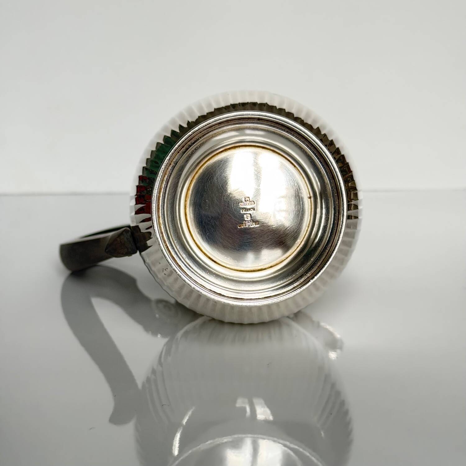 Christofle Gallia silver-plated milk jug and jug, 1920s