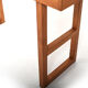 Danish oak and formica cabinet 1960s