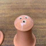 Postmodern ceramic salt and pepper shakers by Gallo Design for Villeroy & Boch, set of 2.