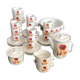 Porcelain coffee or tea set
